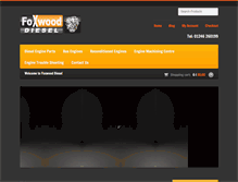 Tablet Screenshot of foxwooddiesel.com